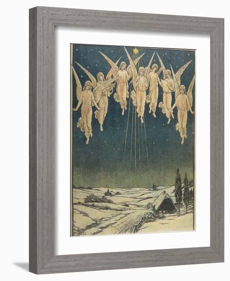 Angels Hovering Over the Swedish Countryside-null-Framed Photographic Print