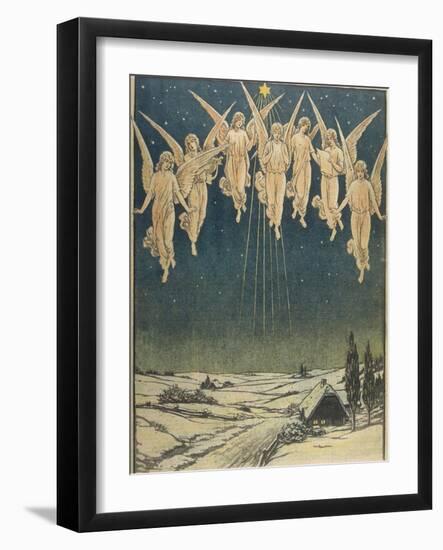 Angels Hovering Over the Swedish Countryside-null-Framed Photographic Print