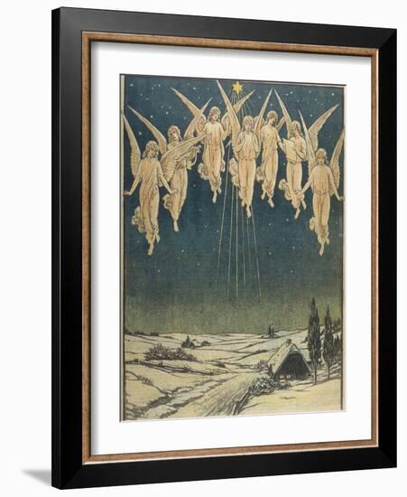 Angels Hovering Over the Swedish Countryside-null-Framed Photographic Print