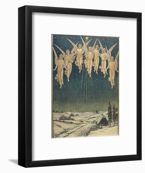 Angels Hovering Over the Swedish Countryside-null-Framed Photographic Print