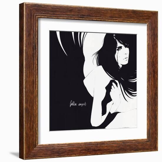 Angels II-Manuel Rebollo-Framed Art Print