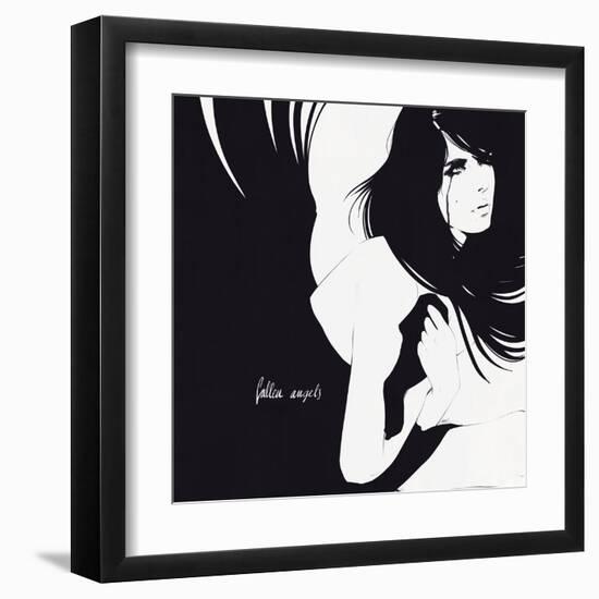 Angels II-Manuel Rebollo-Framed Art Print