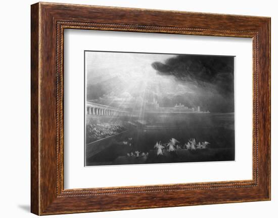 Angels in the Courts of Heaven-John Martin-Framed Photographic Print