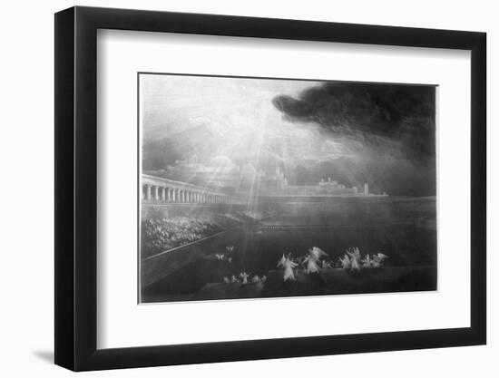 Angels in the Courts of Heaven-John Martin-Framed Photographic Print