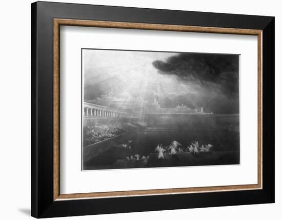 Angels in the Courts of Heaven-John Martin-Framed Photographic Print