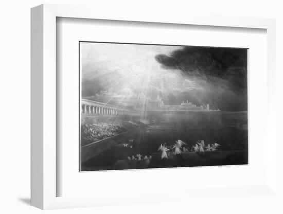 Angels in the Courts of Heaven-John Martin-Framed Photographic Print