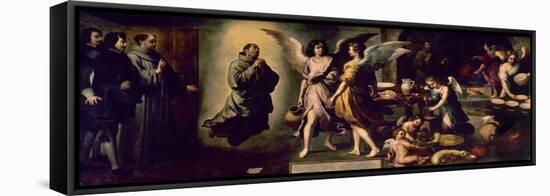 Angels' Kitchen, 1646, Spanish School-Bartolome Esteban Murillo-Framed Premier Image Canvas