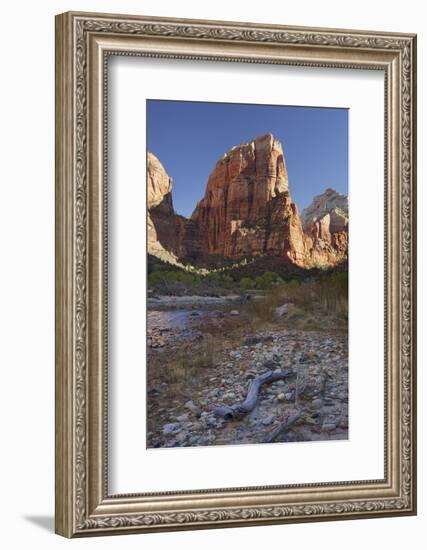 Angels Landing, Zion National Park, Utah, Usa-Rainer Mirau-Framed Photographic Print