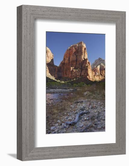 Angels Landing, Zion National Park, Utah, Usa-Rainer Mirau-Framed Photographic Print