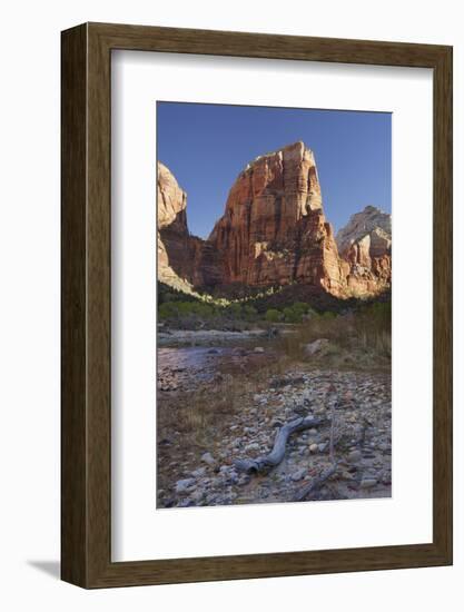 Angels Landing, Zion National Park, Utah, Usa-Rainer Mirau-Framed Photographic Print