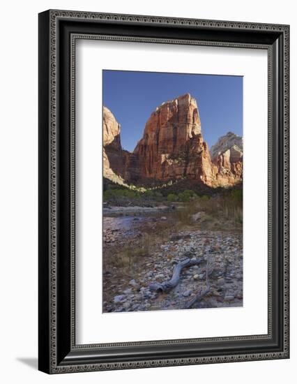 Angels Landing, Zion National Park, Utah, Usa-Rainer Mirau-Framed Photographic Print