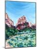 Angels Landing-Key and Sea Creative-Mounted Photographic Print