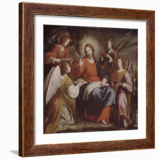 Angels Ministering to Christ in the Wilderness-Matteo Rosselli-Framed Giclee Print