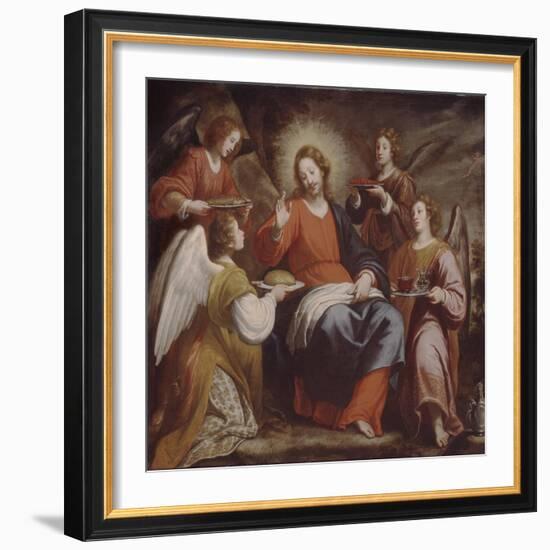 Angels Ministering to Christ in the Wilderness-Matteo Rosselli-Framed Giclee Print