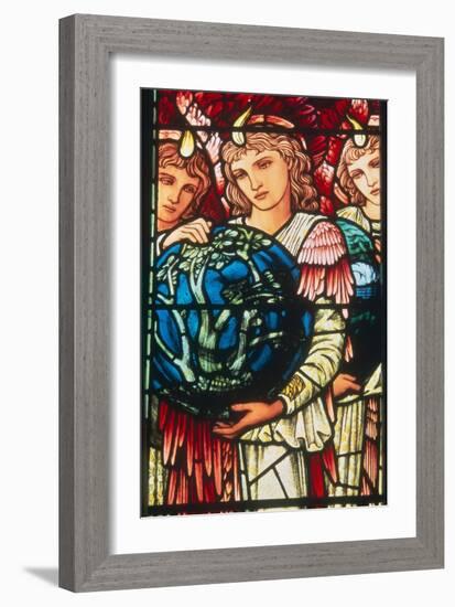 Angels of Creation: the Third Day, C.1890-Edward Burne-Jones-Framed Giclee Print