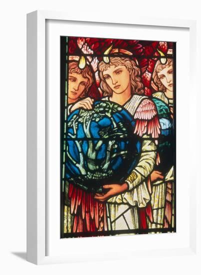 Angels of Creation: the Third Day, C.1890-Edward Burne-Jones-Framed Giclee Print