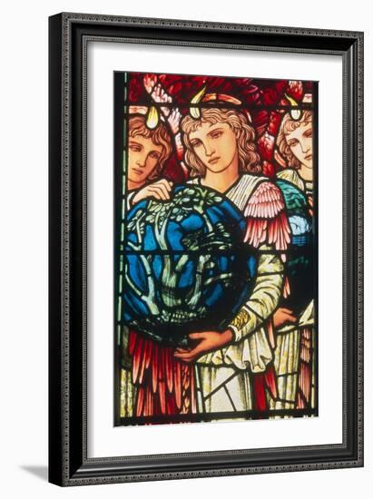 Angels of Creation: the Third Day, C.1890-Edward Burne-Jones-Framed Giclee Print