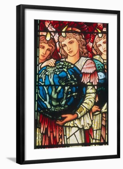 Angels of Creation: the Third Day, C.1890-Edward Burne-Jones-Framed Giclee Print