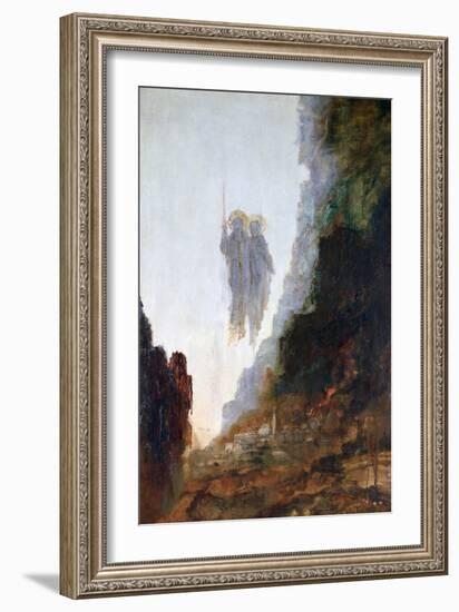 Angels of Sodom, C1846-1898-Gustave Moreau-Framed Giclee Print