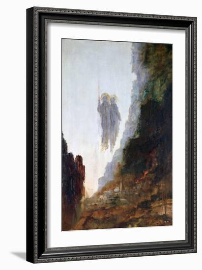 Angels of Sodom, C1846-1898-Gustave Moreau-Framed Giclee Print