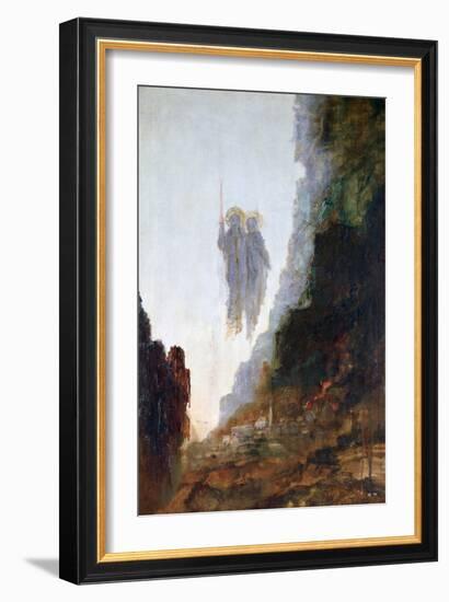 Angels of Sodom, C1846-1898-Gustave Moreau-Framed Giclee Print