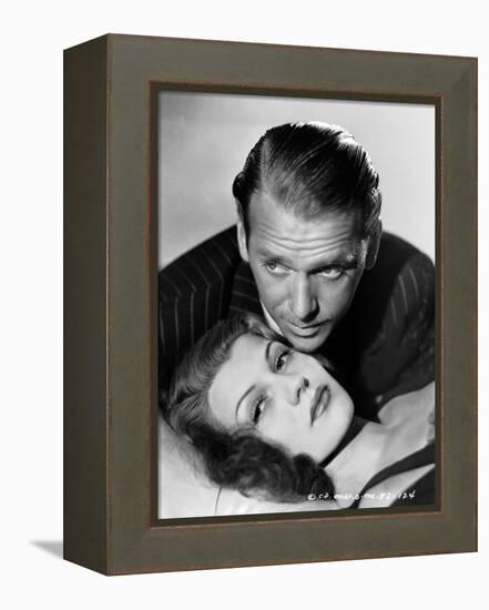 ANGELS OVER BROADWAY, 1940 directed by BEN HECHT AND LEE GARMES Douglas Fairbanks Jr. and Rita Hayw-null-Framed Stretched Canvas