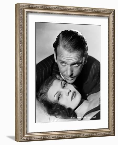 ANGELS OVER BROADWAY, 1940 directed by BEN HECHT AND LEE GARMES Douglas Fairbanks Jr. and Rita Hayw-null-Framed Photo