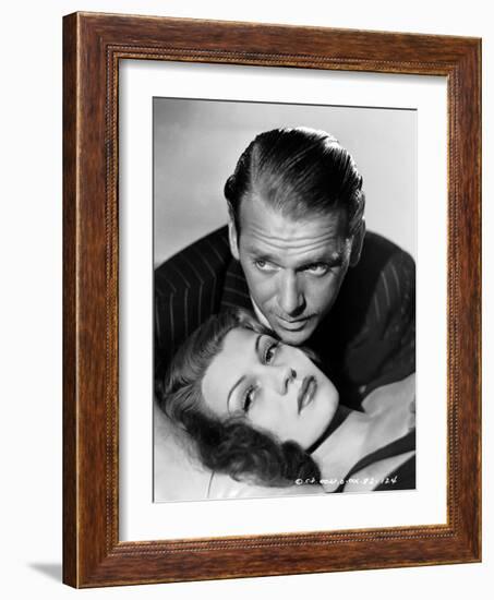 ANGELS OVER BROADWAY, 1940 directed by BEN HECHT AND LEE GARMES Douglas Fairbanks Jr. and Rita Hayw-null-Framed Photo