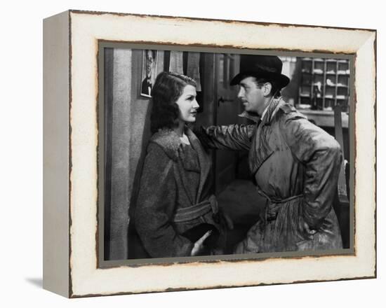 ANGELS OVER BROADWAY, 1940 directed by BEN HECHT AND LEE GARMES Rita Hayworth and Douglas Fairbanks-null-Framed Stretched Canvas