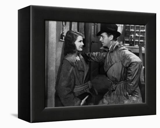 ANGELS OVER BROADWAY, 1940 directed by BEN HECHT AND LEE GARMES Rita Hayworth and Douglas Fairbanks-null-Framed Stretched Canvas