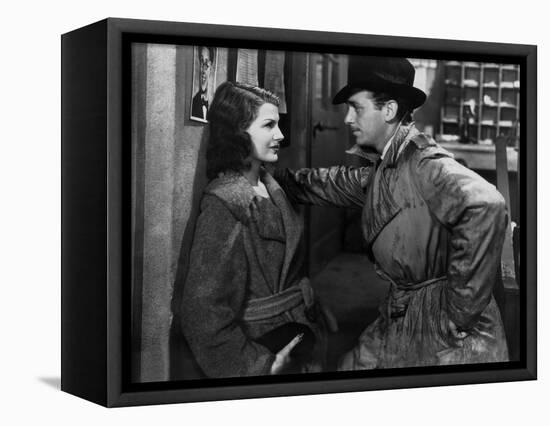 ANGELS OVER BROADWAY, 1940 directed by BEN HECHT AND LEE GARMES Rita Hayworth and Douglas Fairbanks-null-Framed Stretched Canvas