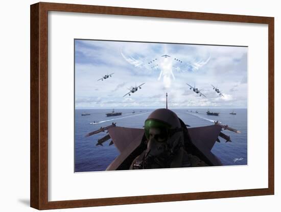 Angels Overhead 1-Jason Bullard-Framed Giclee Print