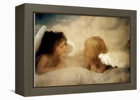 Angels Talking-Betsy Cameron-Framed Stretched Canvas