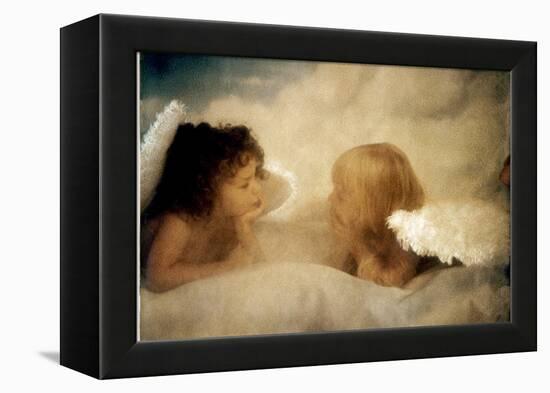 Angels Talking-Betsy Cameron-Framed Stretched Canvas