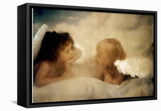 Angels Talking-Betsy Cameron-Framed Stretched Canvas