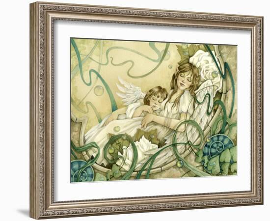 Angels to Dream of Peace-Linda Ravenscroft-Framed Giclee Print