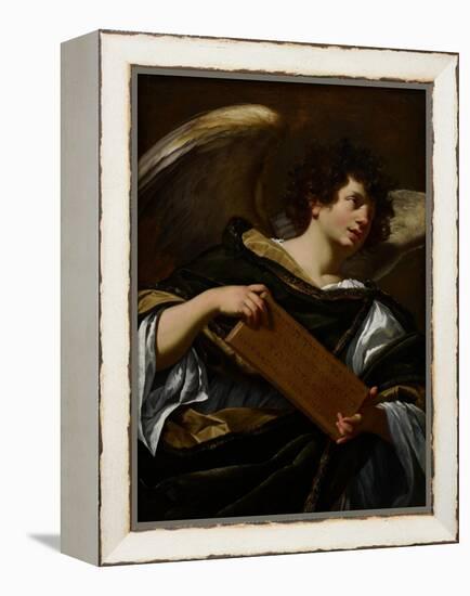 Angels with Attributes of the Passion, the Superscription from the Cross, C.1624-Simon Vouet-Framed Premier Image Canvas