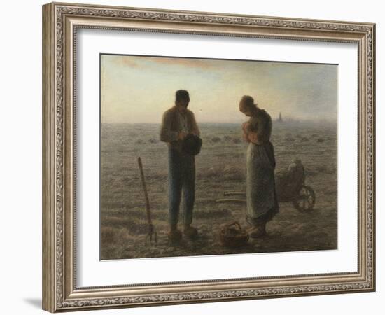 Angelus-Jean-François Millet-Framed Giclee Print