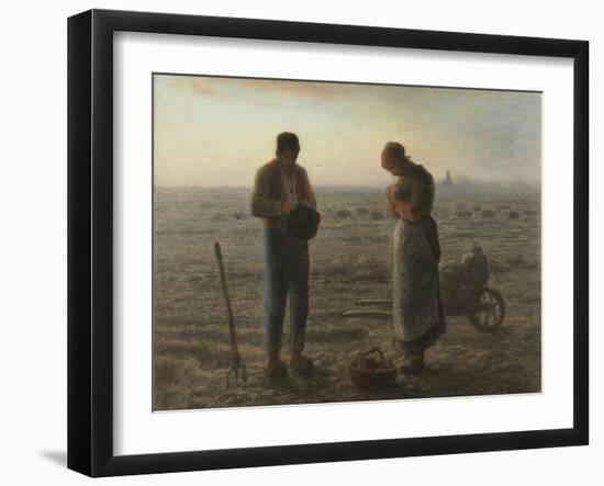 Angelus-Jean-François Millet-Framed Giclee Print