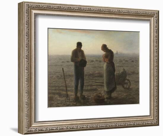 Angelus-Jean-François Millet-Framed Giclee Print