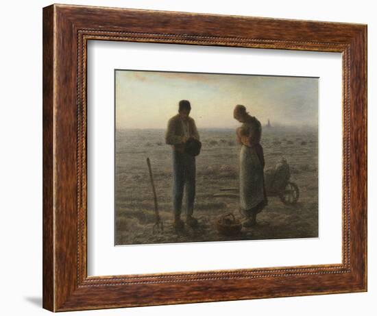 Angelus-Jean-François Millet-Framed Giclee Print