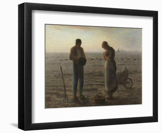 Angelus-Jean-François Millet-Framed Giclee Print