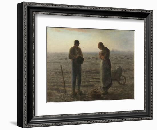 Angelus-Jean-François Millet-Framed Giclee Print