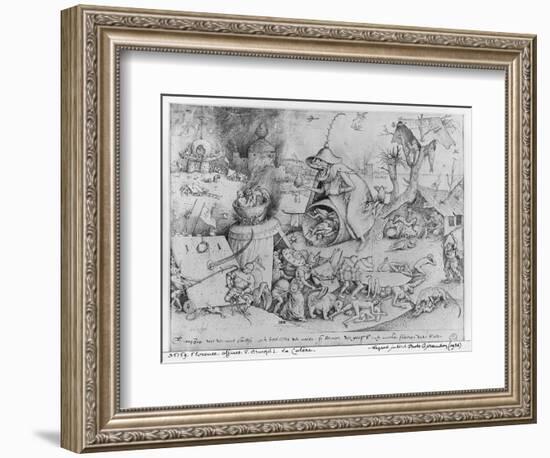 Anger, 1557-Pieter Bruegel the Elder-Framed Giclee Print