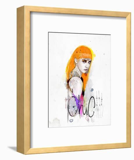 Anger Chic-Mydeadpony-Framed Art Print