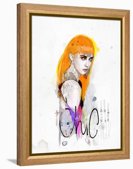 Anger Chic-Mydeadpony-Framed Stretched Canvas