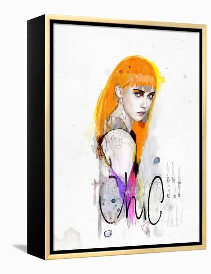 Anger Chic-Mydeadpony-Framed Stretched Canvas