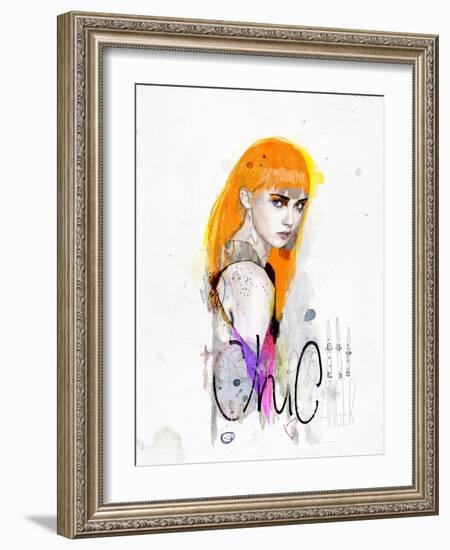 Anger Chic-Mydeadpony-Framed Art Print