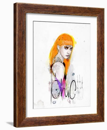 Anger Chic-Mydeadpony-Framed Art Print