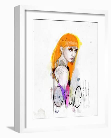 Anger Chic-Mydeadpony-Framed Art Print